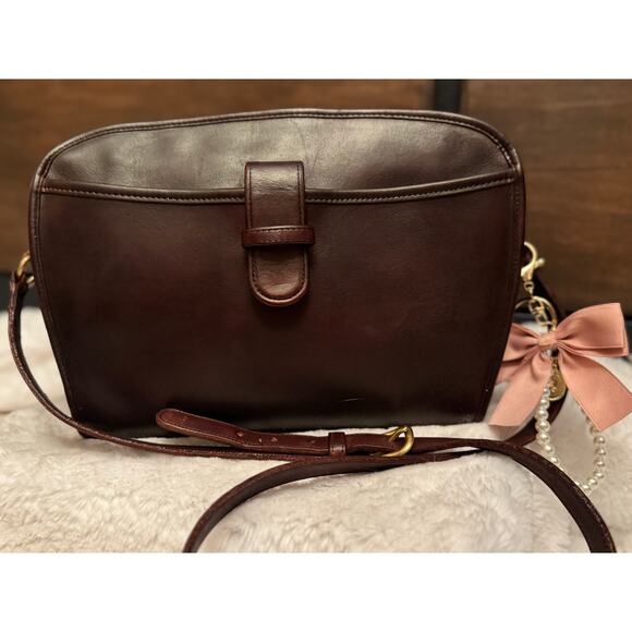 Coach Brighton Vintage Mahagony Leather Restored - Picture 10 of 11